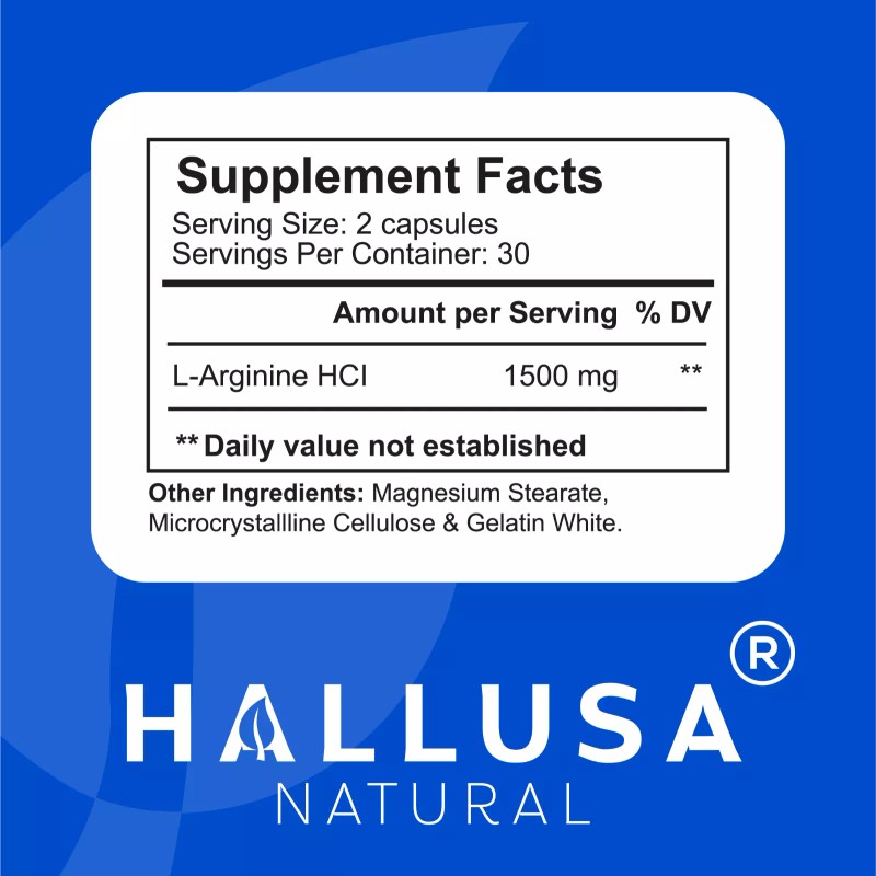 Hall L - Arginina 1500 mg - Amino Energía -