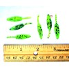ALL AMERICAN 25 CHARTREUSE PEPPER 1.5" RAT Tail BEETLES Crappie