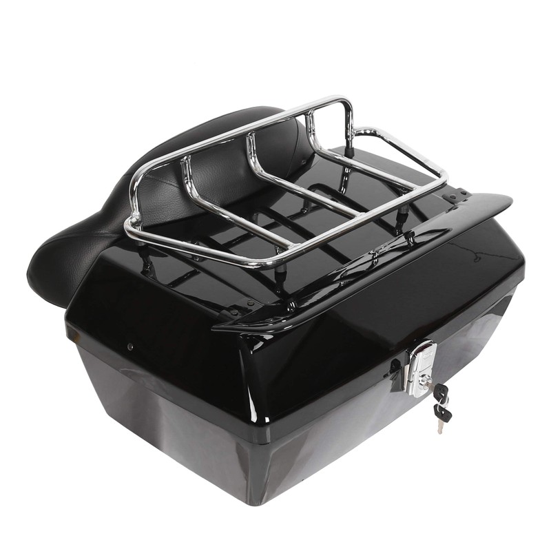 Universal Motorcycle Trunk Tour Pack Tail Box Luggage For Harley