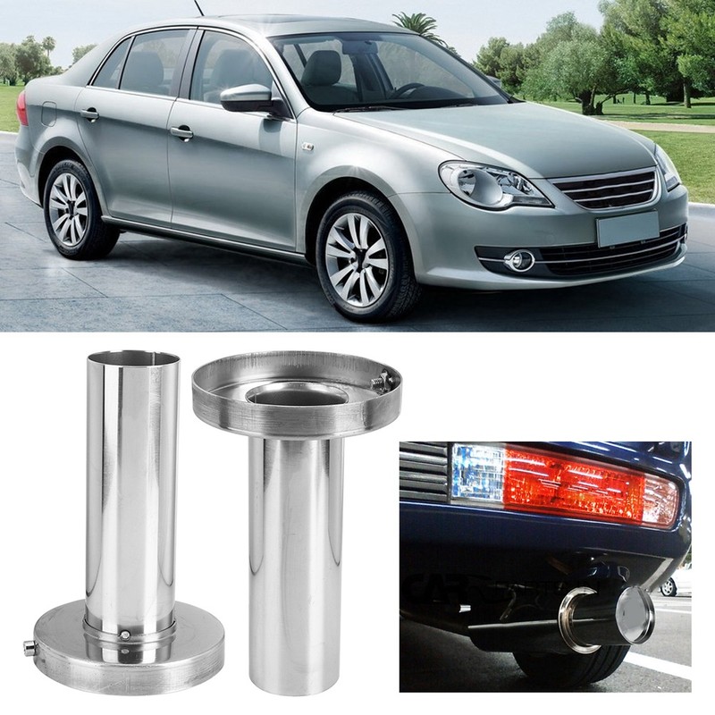 Car Modification Accessories Universal Stainless Steel Removable Muffler Silencer (3.5in)