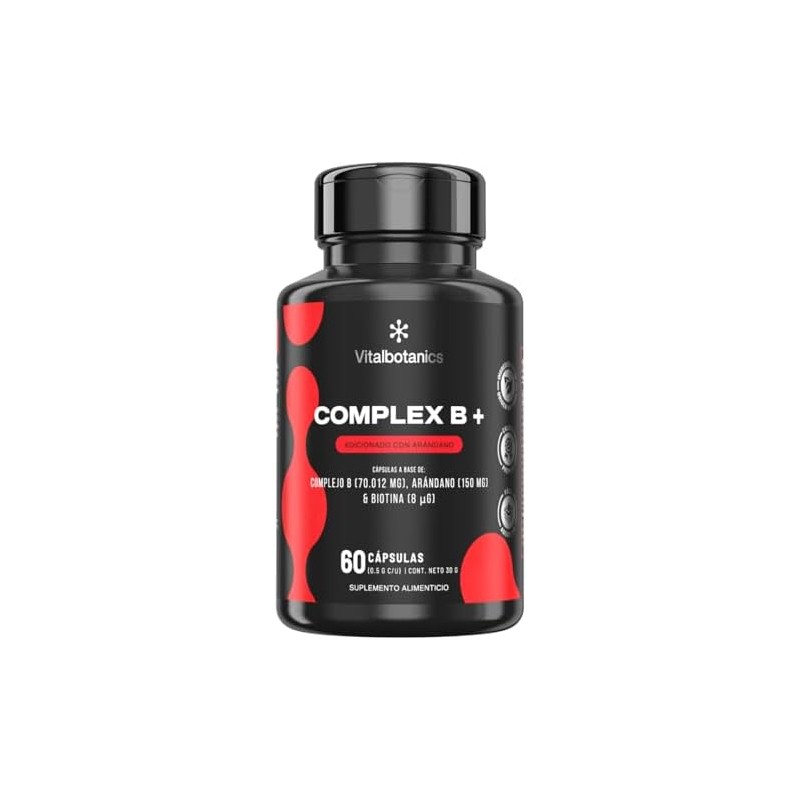 Complejo B Completo Con Biotina Y Arandano VITAL BOTANICS