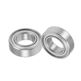 Kozelo 2pcs Deep Groove Ball Bearings 7mm x 13mm x 4mm 440C Stainless Steel Spheres for Motor Machine Tools Gear Box Bearings Double Shielded AB-EC1