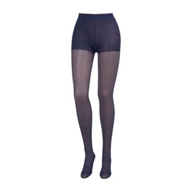 COMPRESSANA Calypso 70 Denier - Fine Knit Support Tights - Soft, Airy and Transparent (Appearance 20 Denier) - Medium Support with 12-14 mmHg Compression (Support Class 2) - Size IV - Colour Midnight
