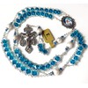 Elegantmedical - Collar con cuentas de cristal Bule y perlas