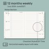 POPRUN Planner 2026-2027 (Size 6.75"x 8.75"), Academic Year Weekly Planner
