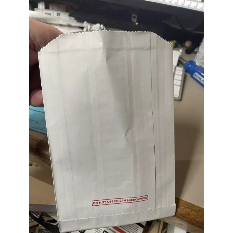 grocery store Foil Sandwich bags 6x6 chicken burger large size