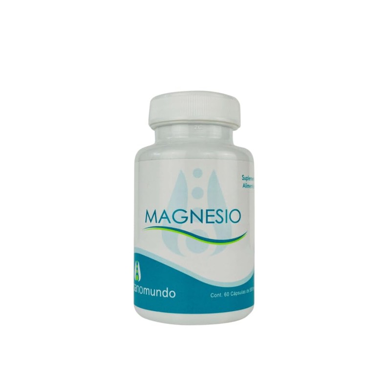 Magnesio (Gluconato) - Sano Mundo 60 Capsulas con 500 mg