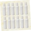 IWOWHERO 12pcs White Portable Lotion Dispenser Set Durable Plastic Round