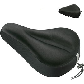YUNNUO Gel Padded Bike Seat Cover, Bicycle Seat Covers for Women & Men, Bike Seat Cover Padded Suitable for Outdoor and Indoor