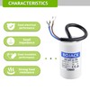 BOJACK 20 uF 450V AC 20 MFD CBB60 Wire Lead