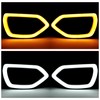 HECASA Grille Lights LED Compatible with 2015-2019 Dodge Charger SRT/Scat