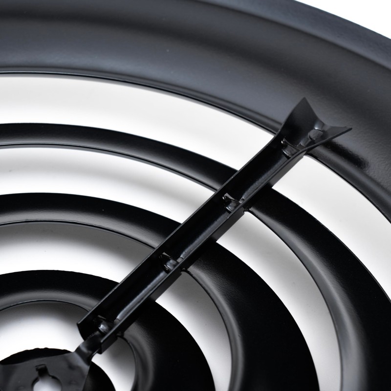 Fits 8 Inch Neck Air Duct | Steel Round Air