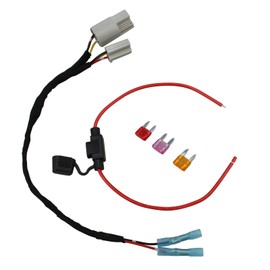 Onseeda 12V Power Adapter Wiring Harness Switch Connector Plug w/Fuse Fit for 2001-2022 Chrysler Dodge Ram Power Outlet to Add Backup Camera CB Radio Radar Detectors Portable GPS