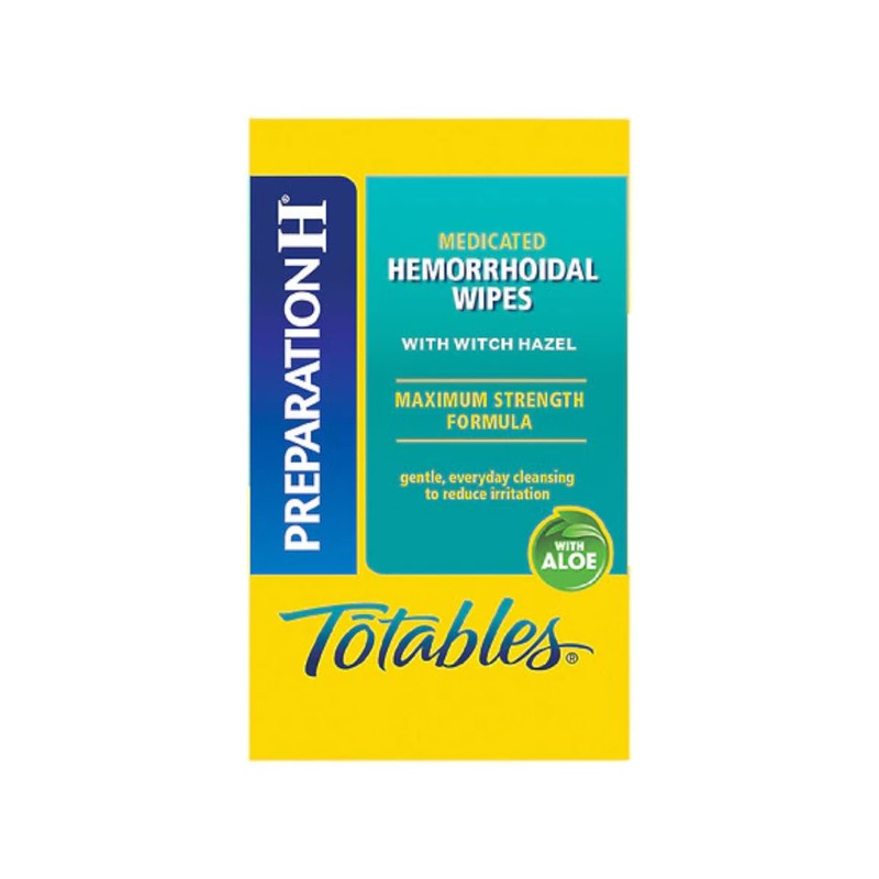 Preparation H Totables Irritation Relief Wipes 10 Each (Pack of