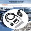 YCLL Trailer Tow Rear Bumper Wiring Connector Harness Kit Fits