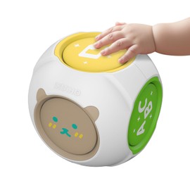 Bilingual Baby Toys Musical Learning Cube Educational Learning Toy for 1 Year Old, Toddler Activity Cube with Music & Lights for 6-9-12-18 Months Babies Infants, First Birthday Gift for Boys Girls