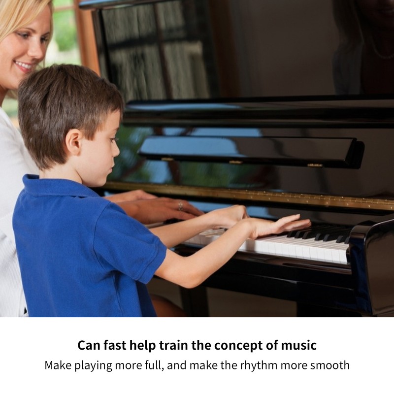 Mini Mechanical Metronome Portable 11x5x3cm White Musical Instrument Accessories for