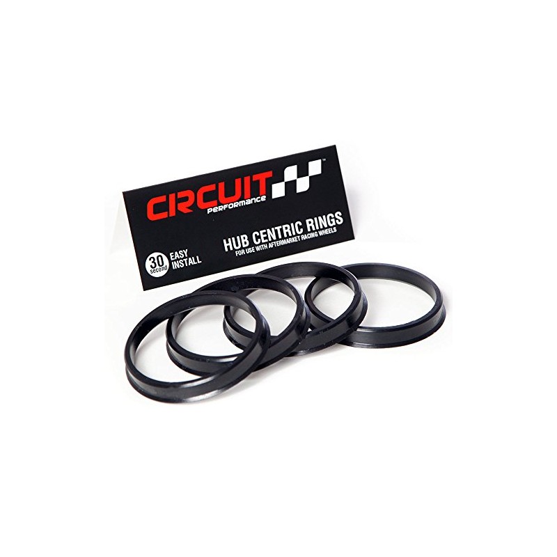 Circuit Performance 67.1mm OD to 60.1mm ID Black Plastic Polycarbonate