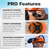 Raxwell Orange Chainsaw Safety Helmet – ANSI Certified 6-in-1 Forestry