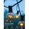 Brightown G40 Replacement Light Bulbs, 25 Pack 5W Clear Globe
