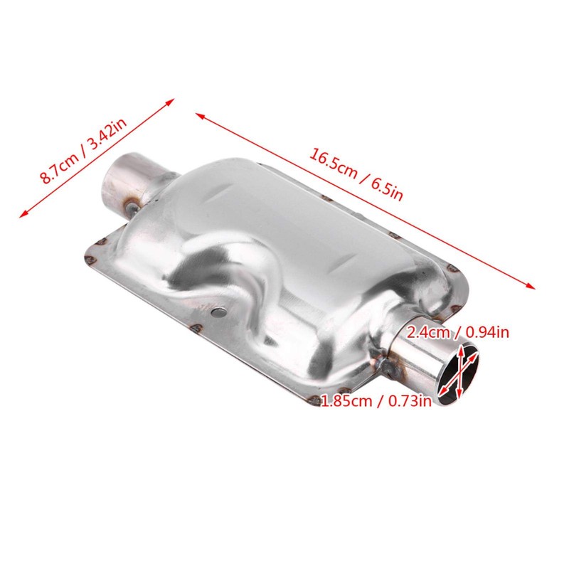 Diesel Heater Exhaust Silencer, 24 mm Silencer Heating Exhaust Silencer