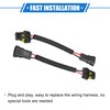 A ABSOPRO 2pcs H8 H9 H11 Male to 9006 HB4