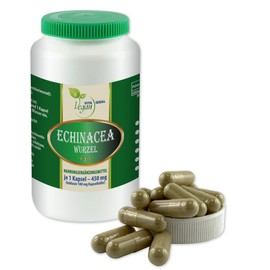 VITAIDEAL VEGAN® Echinacea Root (Purple Coneflower Root) 90 Vegetable Capsules 450 mg Each Pure Natural No Additives