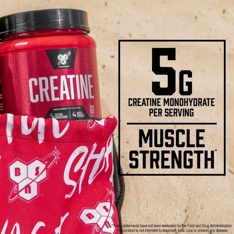 Creatina BSN DNA en Polvo, Monohidratada Pura de 309 g