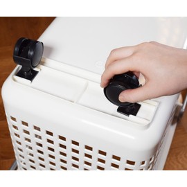 LIKE-IT SC-01 Slide Caster Set of 4 (SCB-6, SCB-13, LB-06-B only), Black, Mounting Height: 2.0 inches (5 cm)