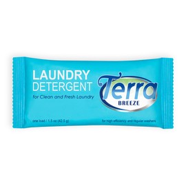 Terra Breeze Laundry Detergent Powder - 1.5 oz Packet (Case of 150)