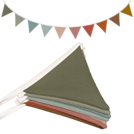 Wheatwin Playroom Pennant Banner Flags 11Ft, Nursery Baby Girls Boys Banner Toddler Room Decor for Kids Bed Baby Shower Birthday Party Classroom, Nursery Garland Double-Side Triangle Bunting Flag