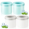 Mumufy Cylinder Silicone Decompress Ice Cube Molds Trays Lattice, Holds