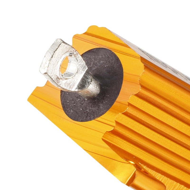 sourcing map 2 Pieces Aluminium Housing Resistor 10 Watt 50