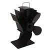 Heat Powered Fireplace Fan 4 Blades Aluminum Alloy Stove Fan
