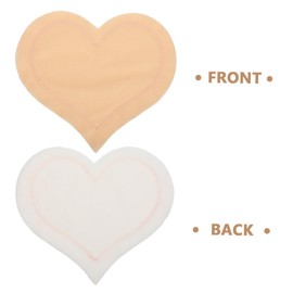 Outanaya Nursing Pads 2 Pairs Reusable Breast Pads Leakproof Breathable Soft Cotton for Breastfeeding Nipples Nighttime