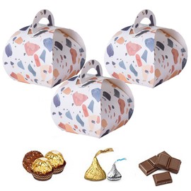 Small Candy Box, Pack of 30 Wedding Candy Box, Wedding Favours Gift Boxes, with Handle, for Weddings, Engagements, Anniversaries, Birthdays, Graduations