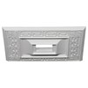 Ekena Millwork CM18ER Eris Ceiling Medallion, 18"W x 18"H x