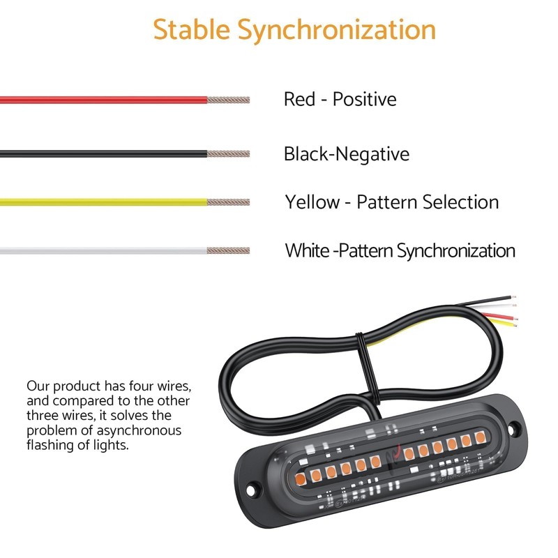 Maxetodo 12 LED Warning Light