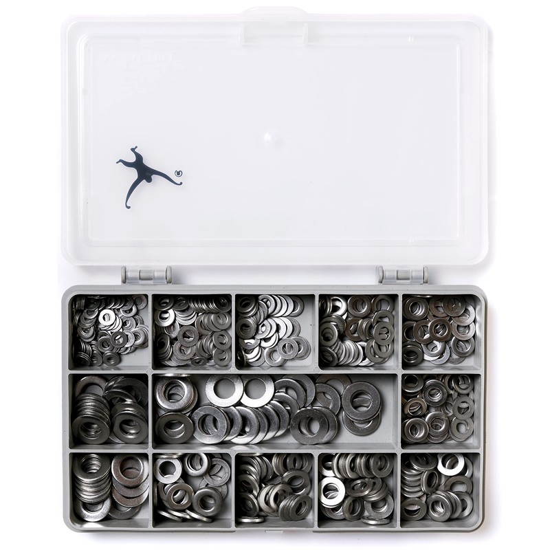 Set of 460 Assorted Form-A (Thick) Flat Washers -DIN 125-