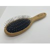 Burgham Pro Plus Grooming Brushes for Dogs, Bamboo Pin Brush,