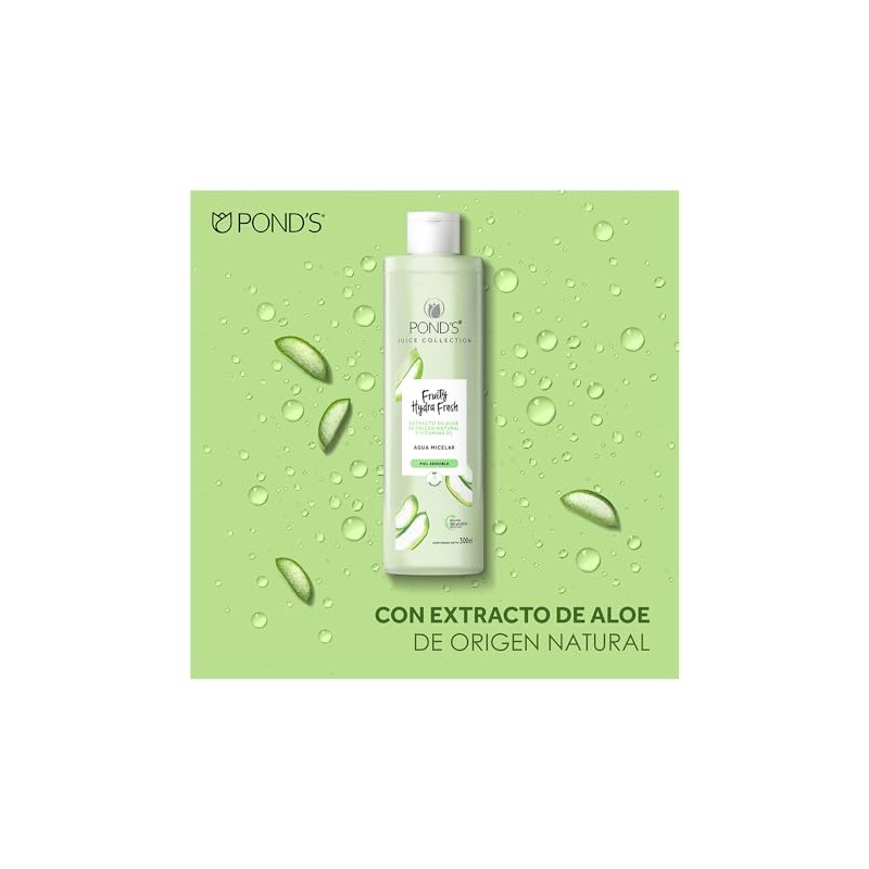 Agua Micelar Pond's Fruity Hydrafresh Aloe 300 ml