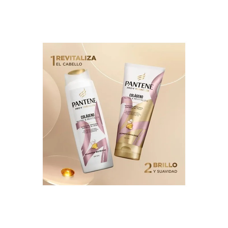 Pack Pantene Shampoo Nutritivo 300ml Acondicionador 250ml
