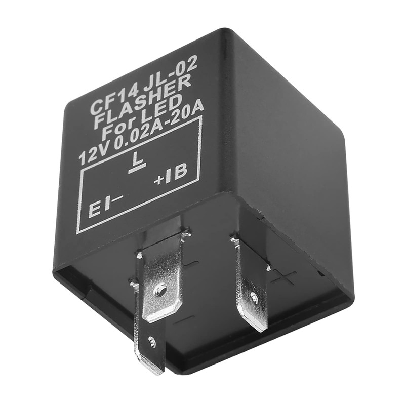 Haosie CF14 LED Indicator Relay, 12v Car Indicator Flasher Relay,