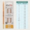 KnitPro - Knitpro Basix Birch Intercambiabile 3,00 mm Tips a
