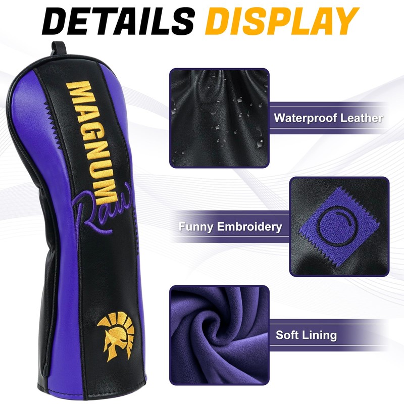 Golf Headcovers - Funny Golf Club Covers - Driver Headcover