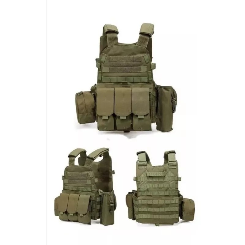 BOSSCO Chaleco Tactico Militar Paintball Airsoft Gotcha Policia