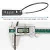 Zolunu Combination Lock Cable Security Steel Cable Luggage Lock Weatherproof