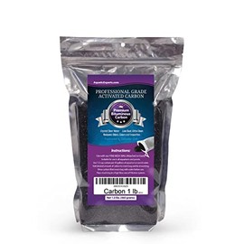 Premium Activated Carbon - Aquarium Filter Charcoal Media with Fine Mesh Bag - Remove Odors and Discoloration with Bituminous Coal (1 lb)