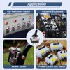 VEXUNGA KN3D-102 Toggle Switch 3-Pin Switch 12 V Waterproof On/On