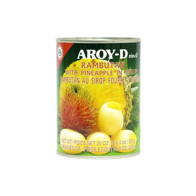 Fruits in Syrup (Rambutan with Pineapple) - 20oz (Pack of
